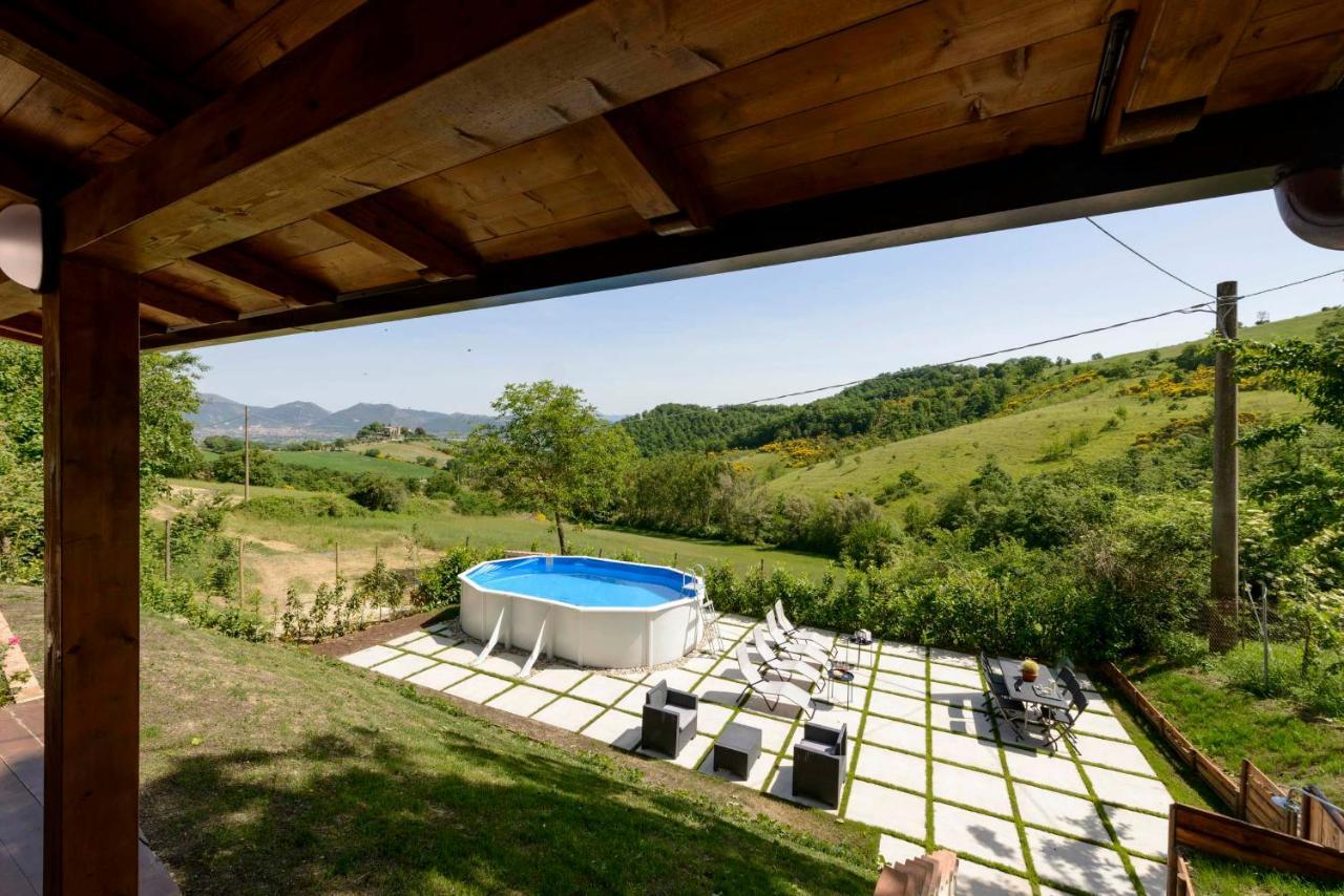 Casa Vacanze San Vittorino Gubbio Bagian luar foto